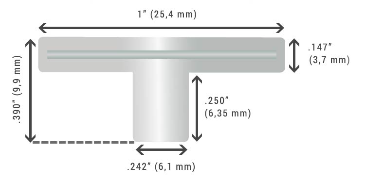 Ipe Clip® ExtremeKD® dimensions diagram