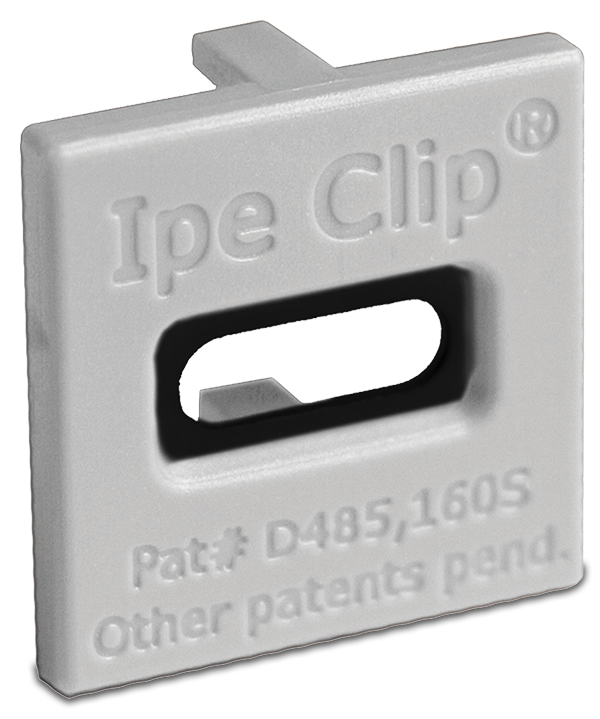 Ipe Clip® ExtremeKD® Composite Grey front view