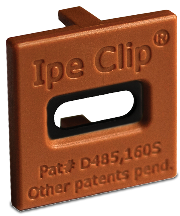 Ipe Clip® Extreme4® Hardwood Brown front view